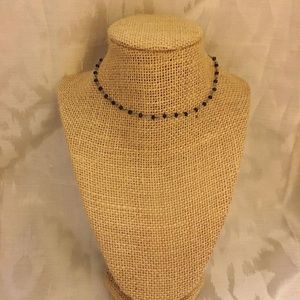 ✰  BLACK BEADED DANITY CHOKER ✰